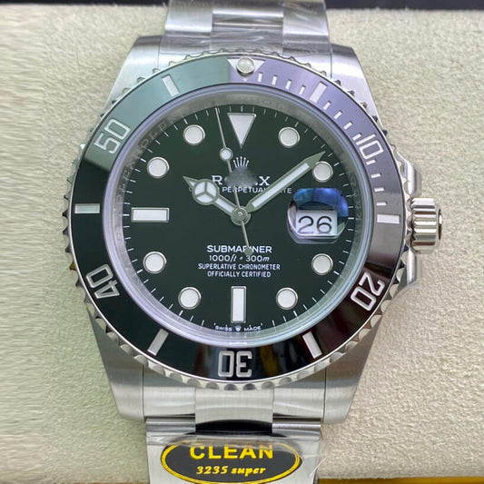 Customized Brand High-End Luxury Automatic Mechanical Watch Inspired by the Submariner Series, Model M126610LN-0001