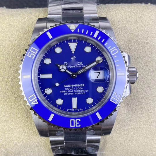 Customized Brand High-End Luxury Automatic Mechanical Watch Inspired by the Submariner Series, Model 116619LB-97209.