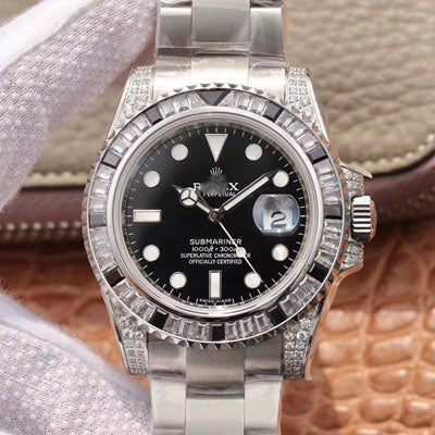 Customized Brand High-End Luxury Automatic Mechanical Watch Inspired by the Submariner Series, Model 116610LN