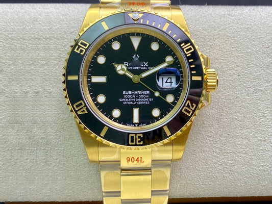 Customized Brand High-End Luxury Automatic Mechanical Watch Inspired by the Submariner Series, Model M126618LN-0002