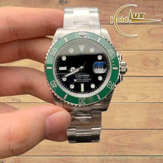 Customized Brand High-End Luxury Automatic Mechanical Watch Inspired by the Submariner Series, Model 126610LV