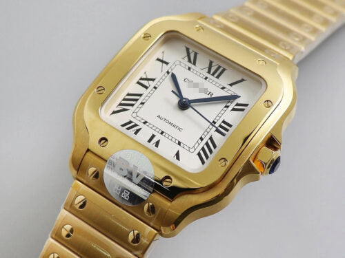 Customized Brand High-End Luxury Automatic Mechanical Watch Inspired by the Santos Series, Model W20112Y1