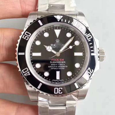 Customized Brand High-End Luxury Automatic Mechanical Watch Inspired by the Submariner Series, Model 114060