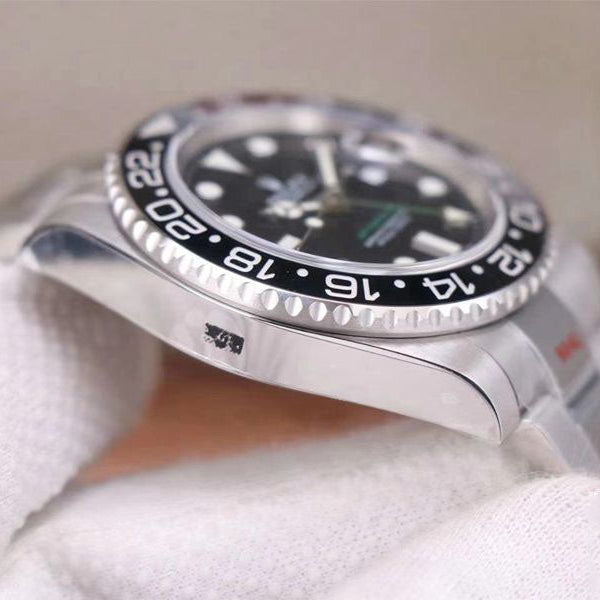 Customized Brand High-End Luxury Automatic Mechanical Watch Inspired by the GMT-Master Series, Model 116710LN-78200