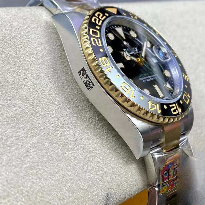 Customized Brand High-End Luxury Automatic Mechanical Watch Inspired by the GMT-Master Series, Model 116713-LN-78203