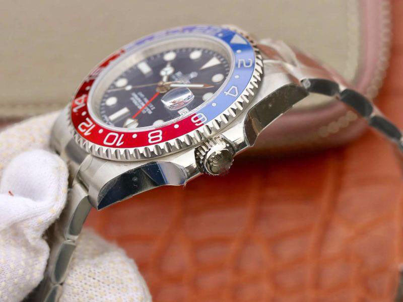 Customized Brand High-End Luxury Automatic Mechanical Watch Inspired by the GMT-Master Series, 126710BLRO